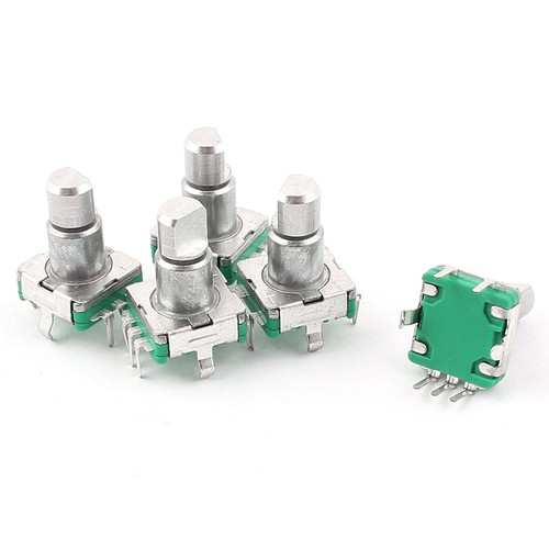5pcs 6mm rotary encoder - 5pcs, push